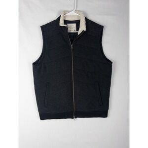 Rorie‎ Whelan Vest Mens Large Black Full Zip Pockets Polyester Soft Shell